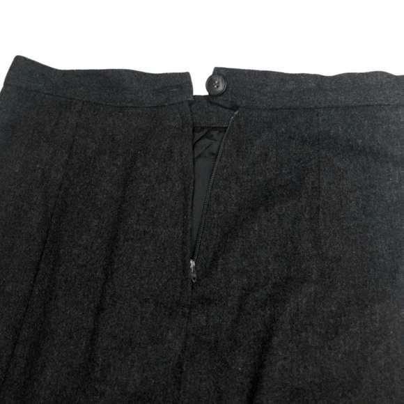 Vintage Miss Pendleton Dark Gray 100% Wool Skirt Waist 28 - Picture 8 of 11